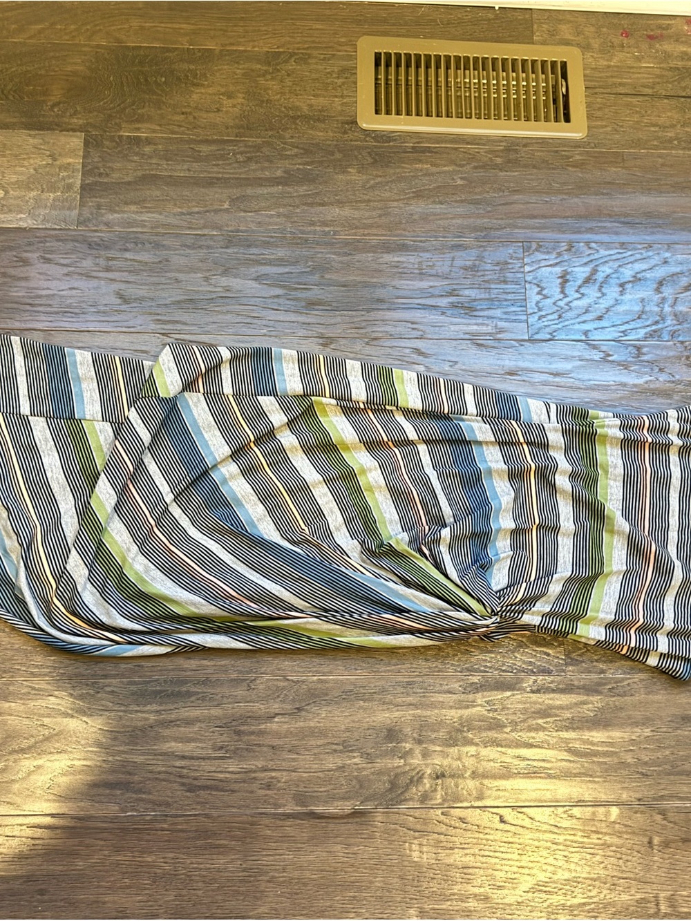 Bailey 44 Striped Midi Dress - Blue, Green, Black & White